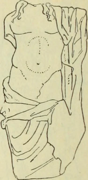 An illustration from Répertoire de la statuaire grecque et romaine, 1908, leaf 91