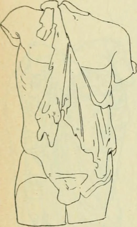 An illustration from Répertoire de la statuaire grecque et romaine, 1908, leaf 91