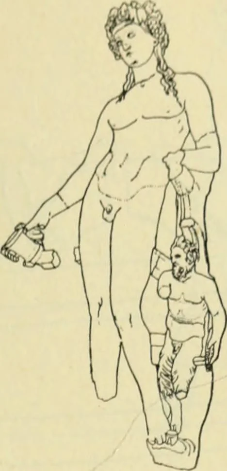 An illustration from Répertoire de la statuaire grecque et romaine, 1908, leaf 92
