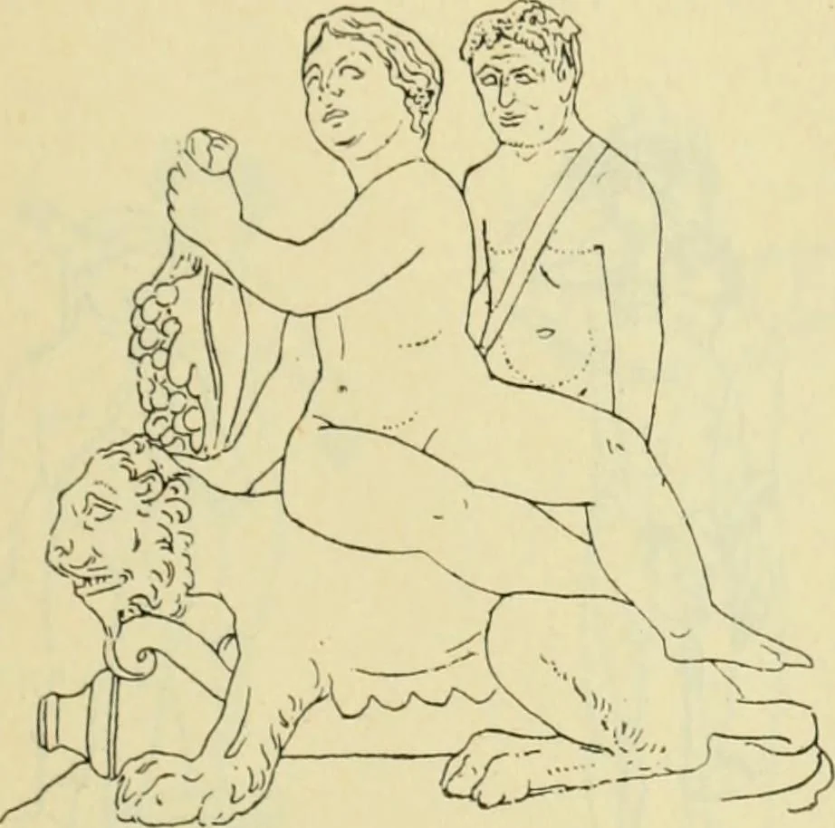 An illustration from Répertoire de la statuaire grecque et romaine, 1908, leaf 92