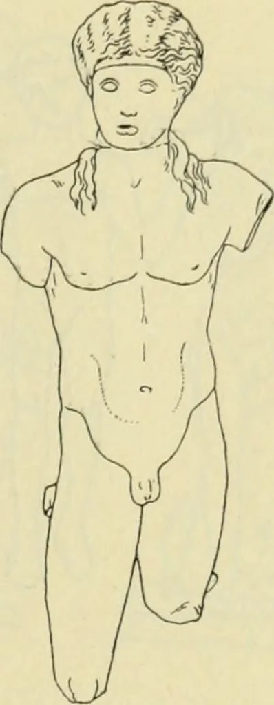 An illustration from Répertoire de la statuaire grecque et romaine, 1908, leaf 94