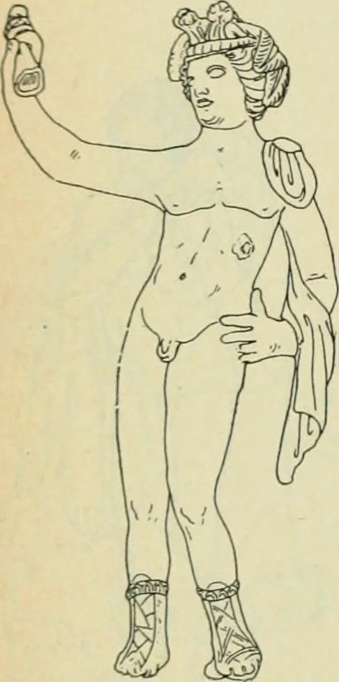 An illustration from Répertoire de la statuaire grecque et romaine, 1908, leaf 95