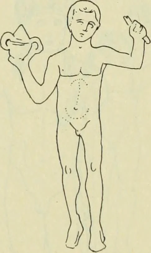An illustration from Répertoire de la statuaire grecque et romaine, 1908, leaf 95