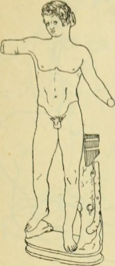 An illustration from Répertoire de la statuaire grecque et romaine, 1908, leaf 96