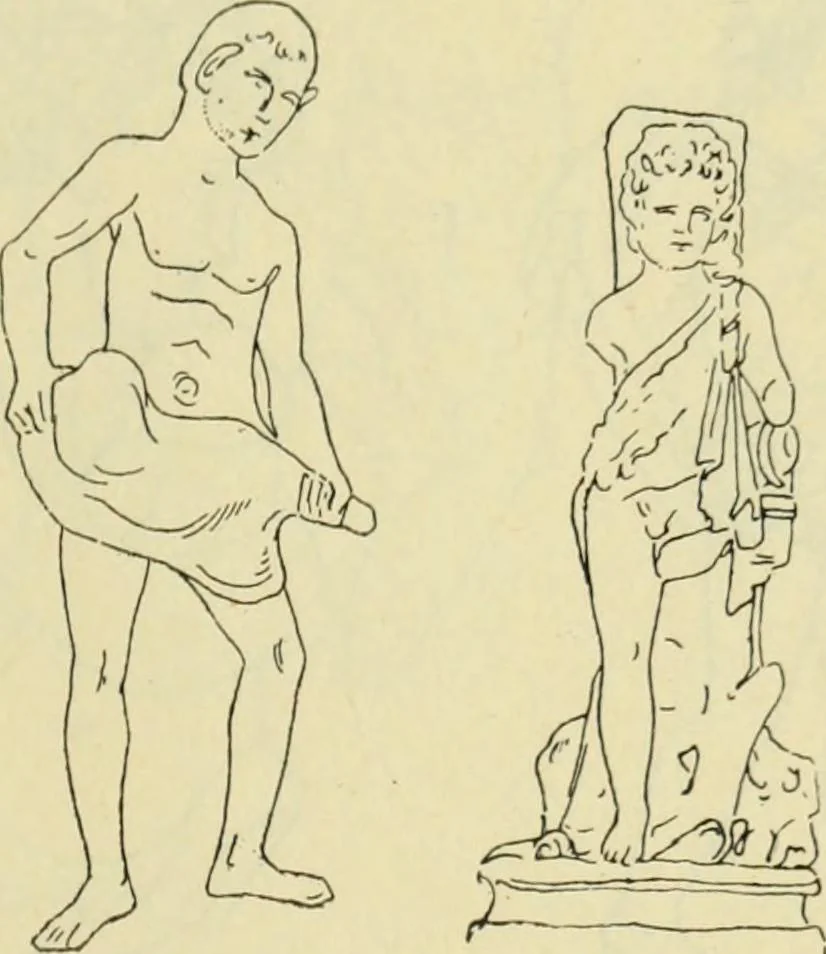 An illustration from Répertoire de la statuaire grecque et romaine, 1908, leaf 96