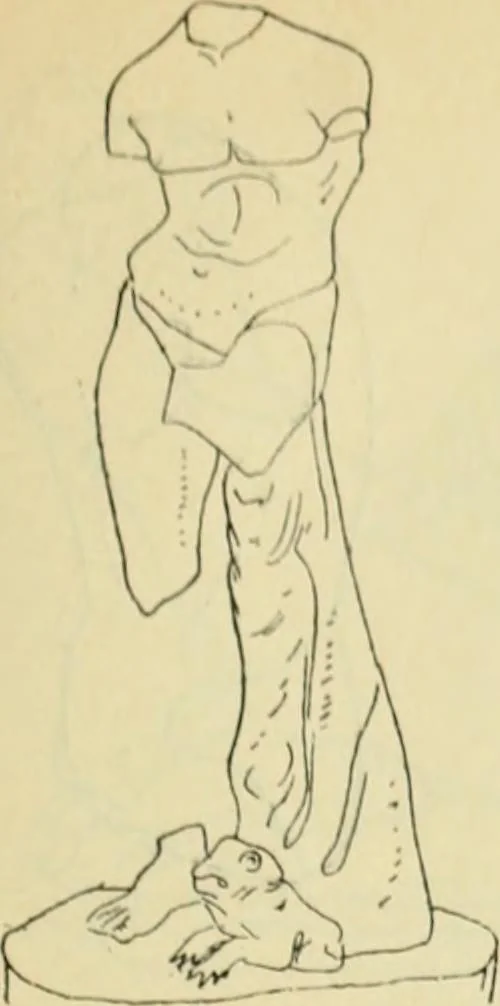 An illustration from Répertoire de la statuaire grecque et romaine, 1908, leaf 98