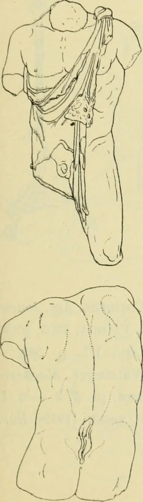 An illustration from Répertoire de la statuaire grecque et romaine, 1908, leaf 98