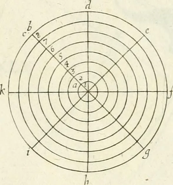An illustration from R.P. Ioannis Francisci Niceronis Parisini, ex Ord. Minim. Thaumaturgus opticus, seu, Admiranda optices, per radium directum : catoptrices, per reflexum è politis corporibus ... : dioptrices, per refractum in diaphanis ... pars prima .., 1646, leaf 316