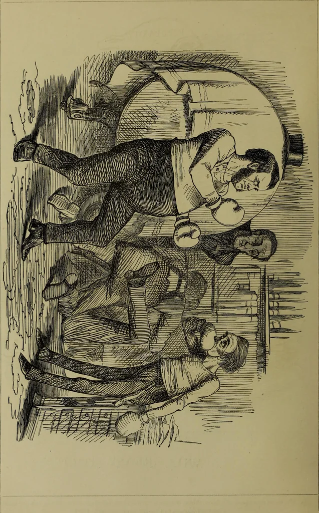 An illustration from The Rt. Hon. John Bright, M. P. : cartoons from the collection of "Mr. Punch", 1898, leaf 23