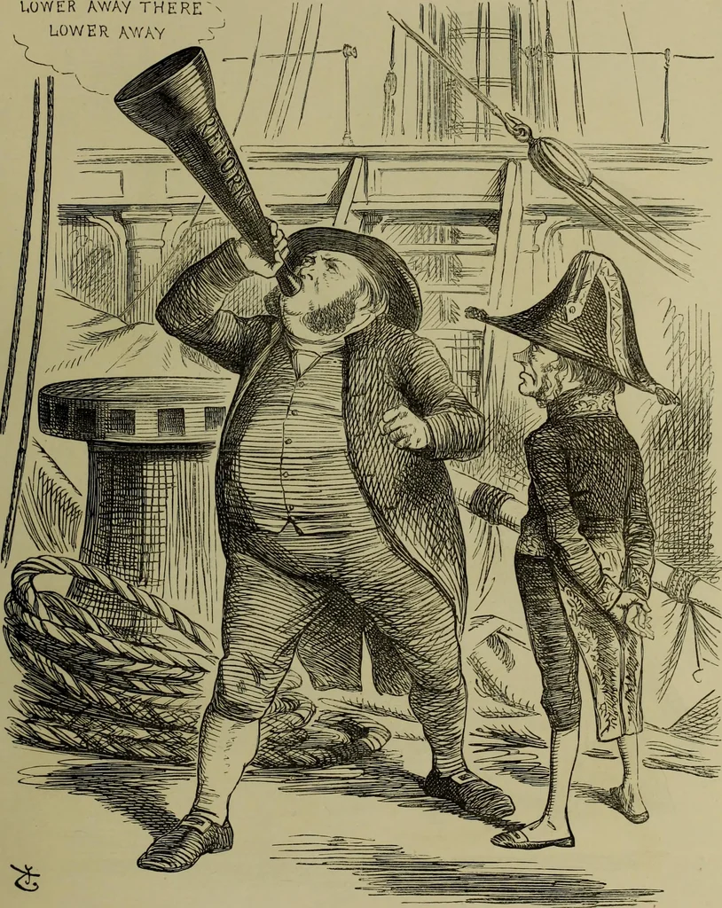 An illustration from The Rt. Hon. John Bright, M. P. : cartoons from the collection of "Mr. Punch", 1898, leaf 36