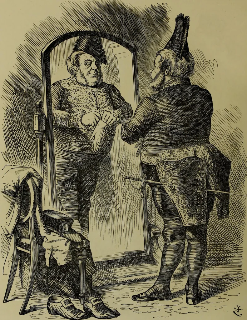 An illustration from The Rt. Hon. John Bright, M. P. : cartoons from the collection of "Mr. Punch", 1898, leaf 45