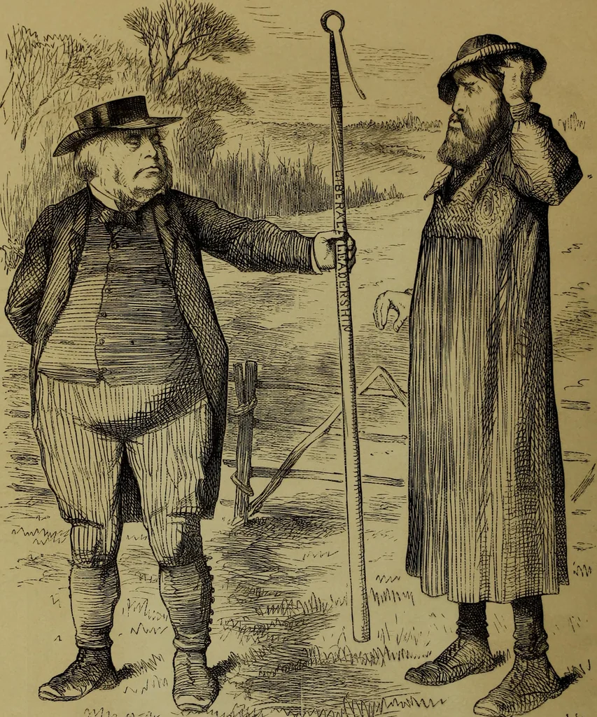 An illustration from The Rt. Hon. John Bright, M. P. : cartoons from the collection of "Mr. Punch", 1898, leaf 53