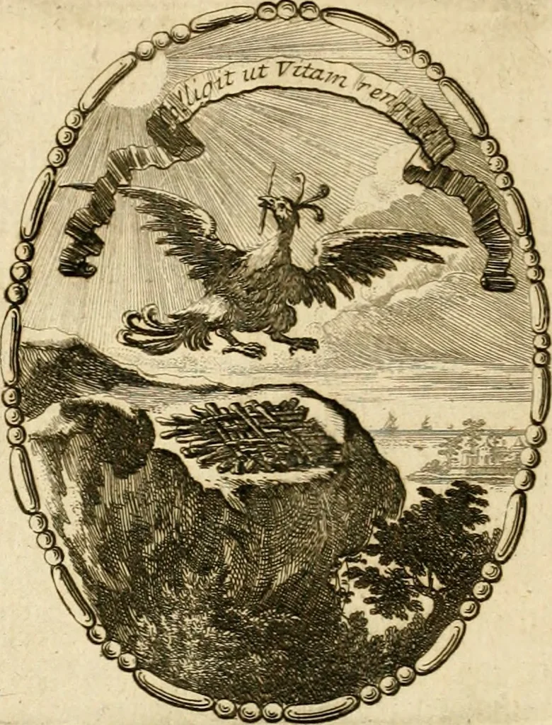 An illustration from Caroli Ruaei e Societate Jesu Carminum libri quatuor, 1680, leaf 211