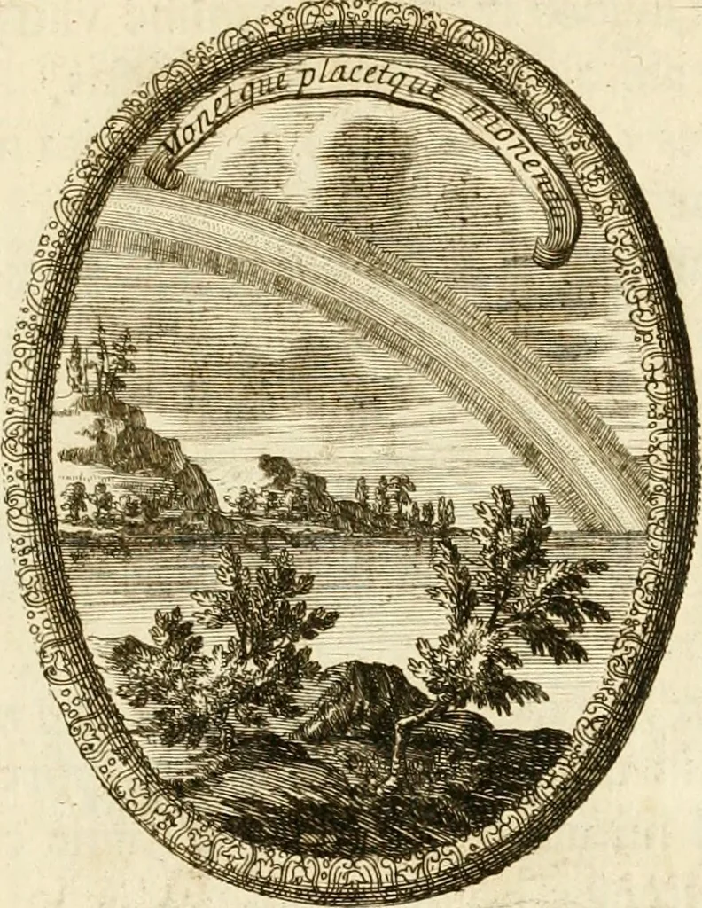An illustration from Caroli Ruaei e Societate Jesu Carminum libri quatuor, 1680, leaf 218