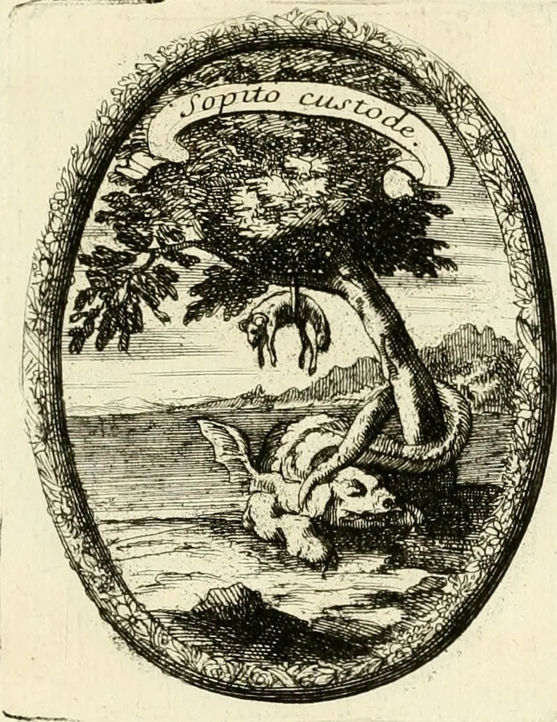 An illustration from Caroli Ruaei e Societate Jesu Carminum libri quatuor, 1680, leaf 228