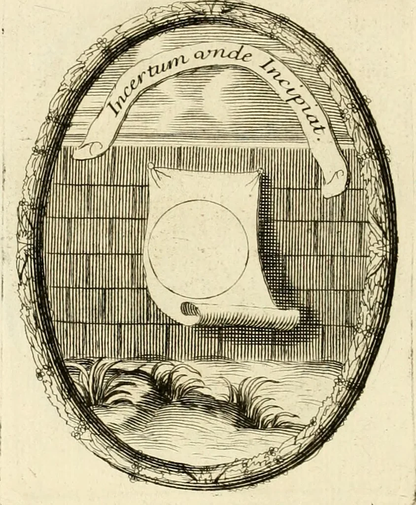 An illustration from Caroli Ruaei e Societate Jesu Carminum libri quatuor, 1680, leaf 231