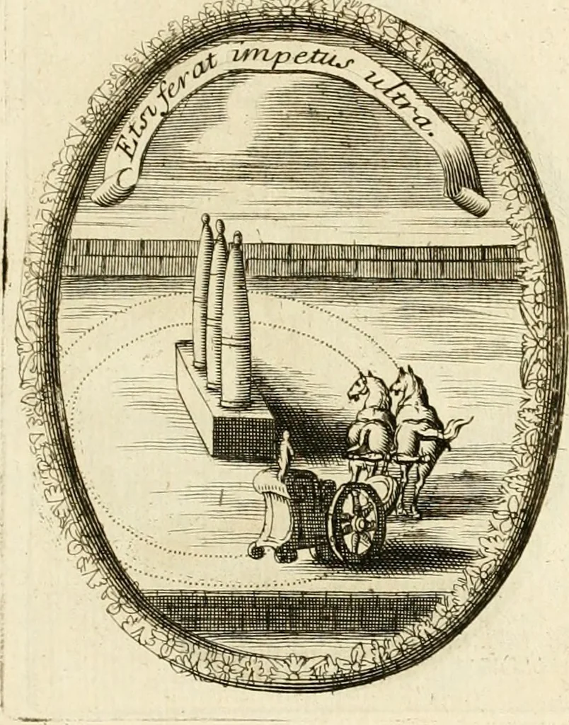 An illustration from Caroli Ruaei e Societate Jesu Carminum libri quatuor, 1680, leaf 234