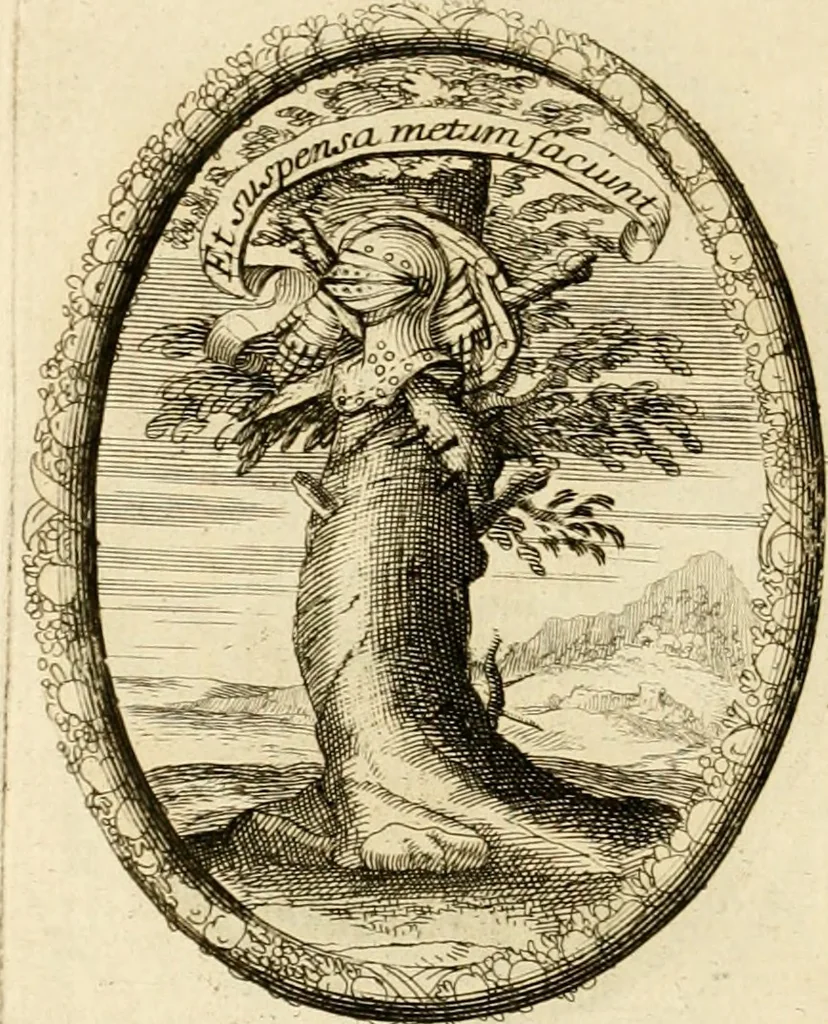 An illustration from Caroli Ruaei e Societate Jesu Carminum libri quatuor, 1680, leaf 235