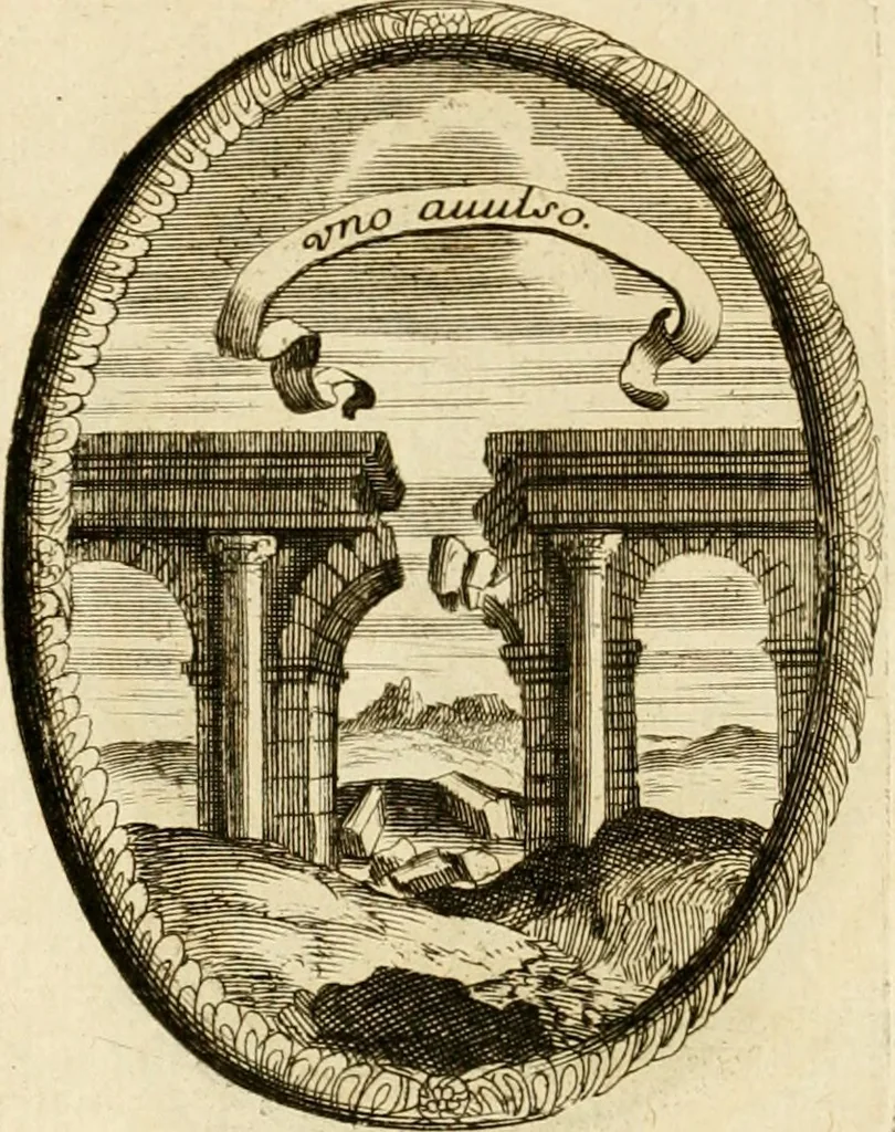 An illustration from Caroli Ruaei e Societate Jesu Carminum libri quatuor, 1680, leaf 237