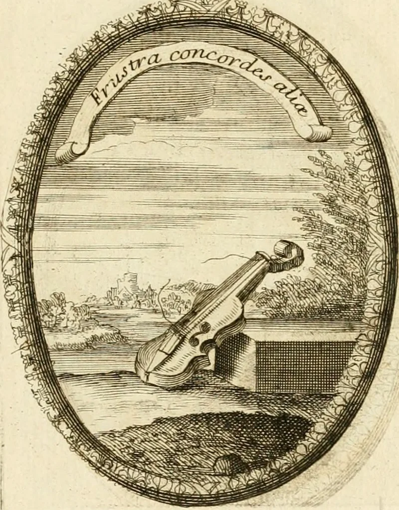 An illustration from Caroli Ruaei e Societate Jesu Carminum libri quatuor, 1680, leaf 238