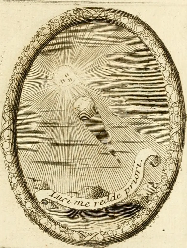 An illustration from Caroli Ruaei e Societate Jesu Carminum libri quatuor, 1680, leaf 240