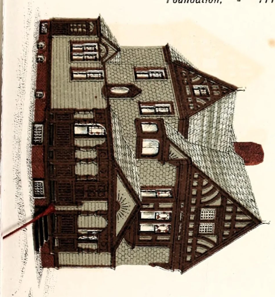 An illustration from Rubber Paint Co., manufacturers of the best paint in the world : [catalogue]., 1888, leaf 11
