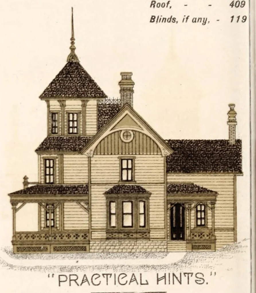 An illustration from Rubber Paint Co., manufacturers of the best paint in the world : [catalogue]., 1888, leaf 6