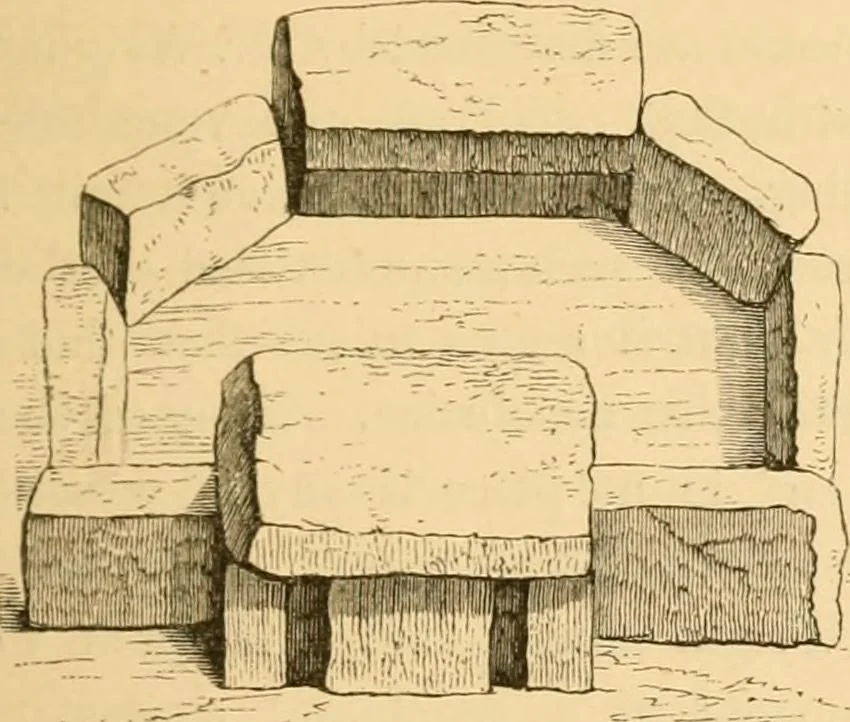 An illustration from Rude stone monuments in all countries; their age and uses, 1872, leaf 142