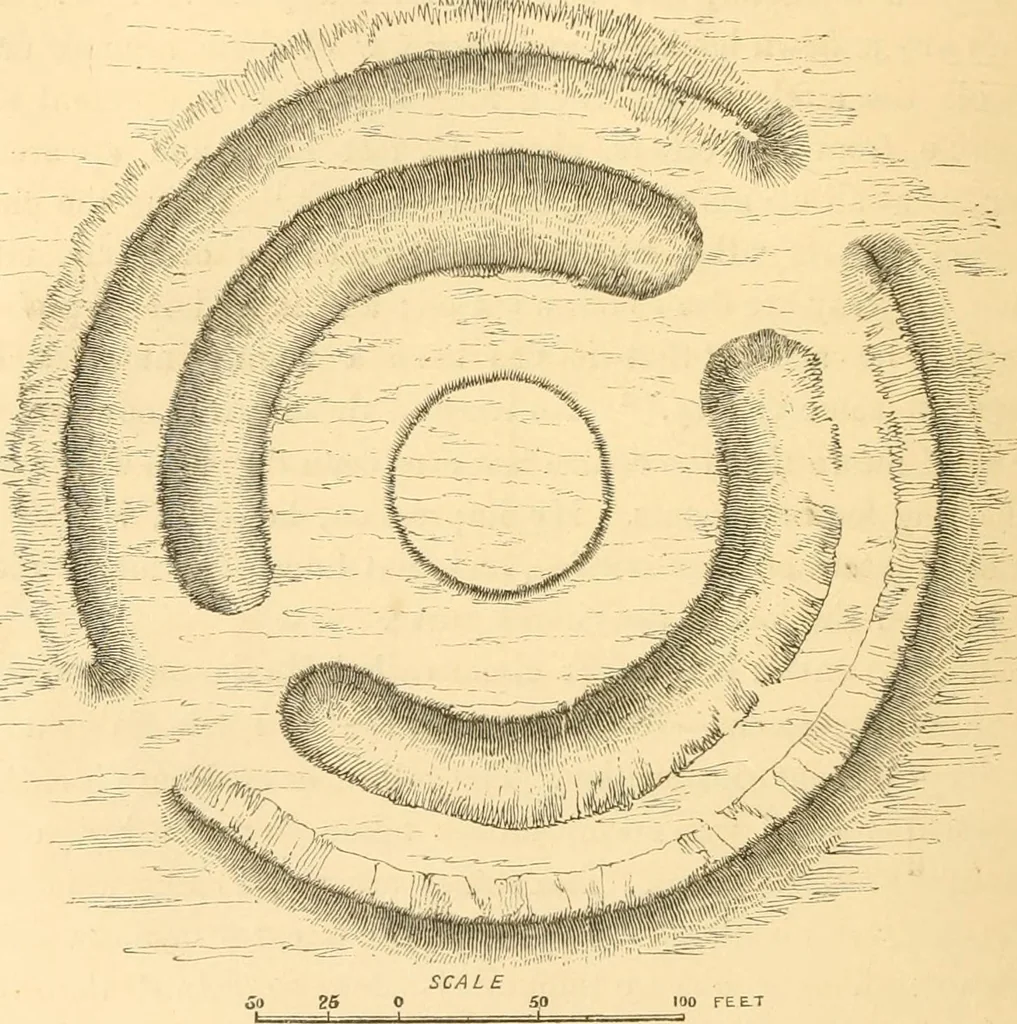 An illustration from Rude stone monuments in all countries; their age and uses, 1872, leaf 153