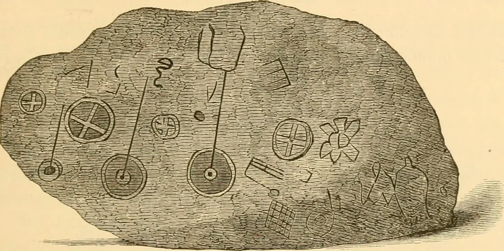 An illustration from Rude stone monuments in all countries; their age and uses, 1872, leaf 182