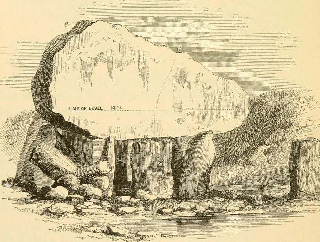An illustration from Rude stone monuments in all countries; their age and uses, 1872, leaf 195