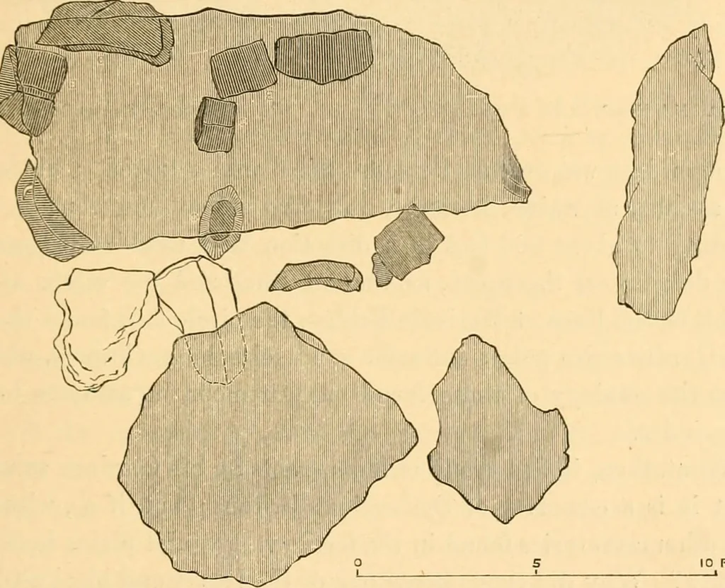 An illustration from Rude stone monuments in all countries; their age and uses, 1872, leaf 196
