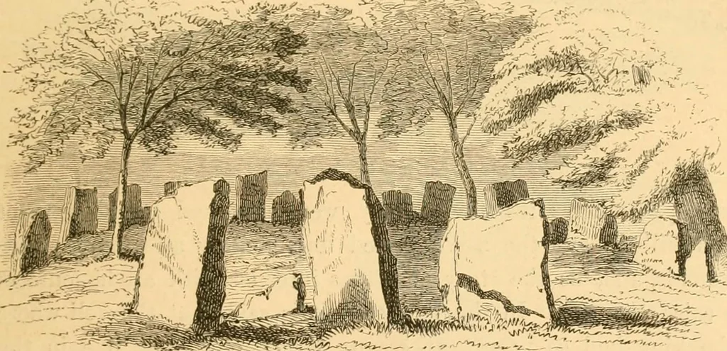 An illustration from Rude stone monuments in all countries; their age and uses, 1872, leaf 202