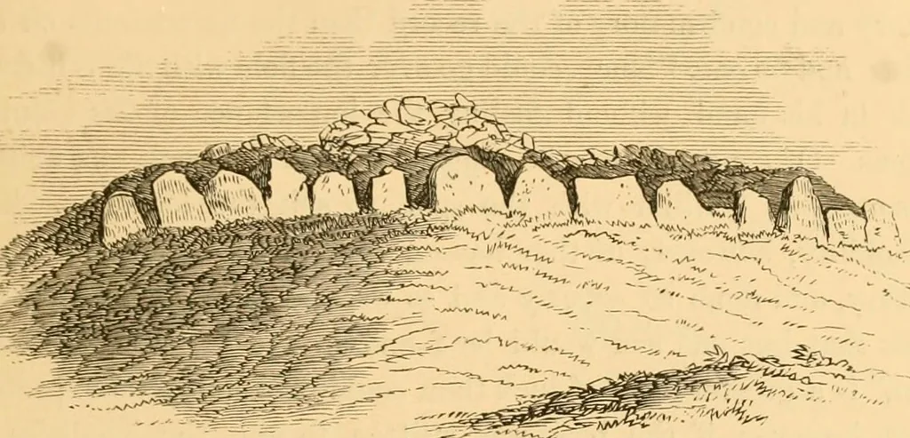 An illustration from Rude stone monuments in all countries; their age and uses, 1872, leaf 204