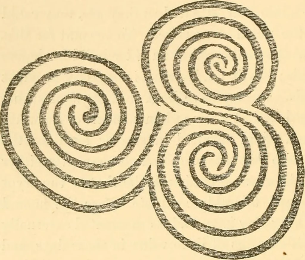 An illustration from Rude stone monuments in all countries; their age and uses, 1872, leaf 231