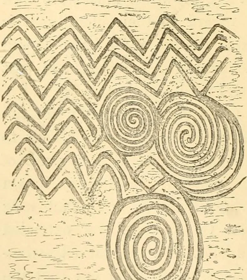 An illustration from Rude stone monuments in all countries; their age and uses, 1872, leaf 231