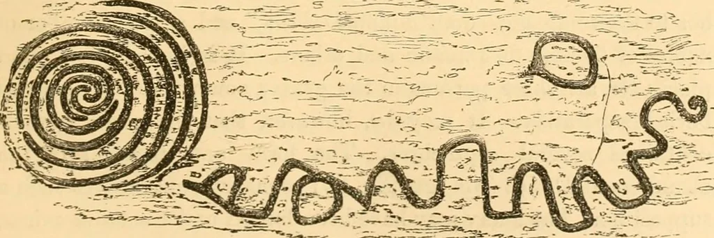 An illustration from Rude stone monuments in all countries; their age and uses, 1872, leaf 236