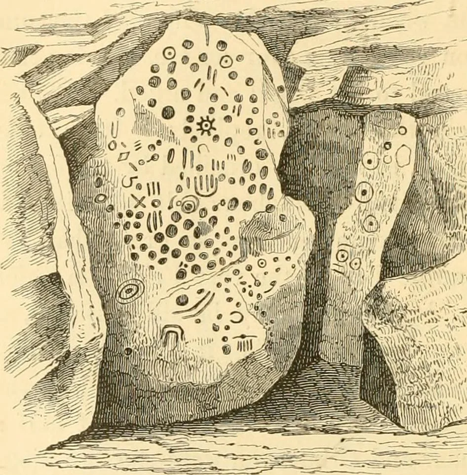 An illustration from Rude stone monuments in all countries; their age and uses, 1872, leaf 247