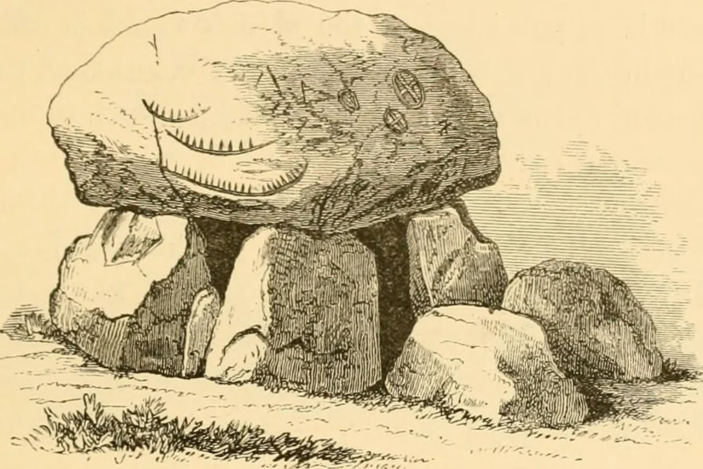 An illustration from Rude stone monuments in all countries; their age and uses, 1872, leaf 328