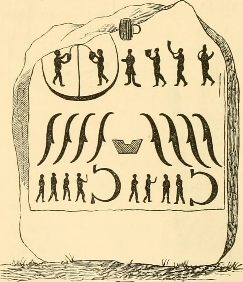 An illustration from Rude stone monuments in all countries; their age and uses, 1872, leaf 339