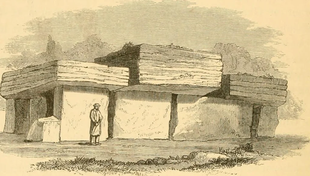 An illustration from Rude stone monuments in all countries; their age and uses, 1872, leaf 367