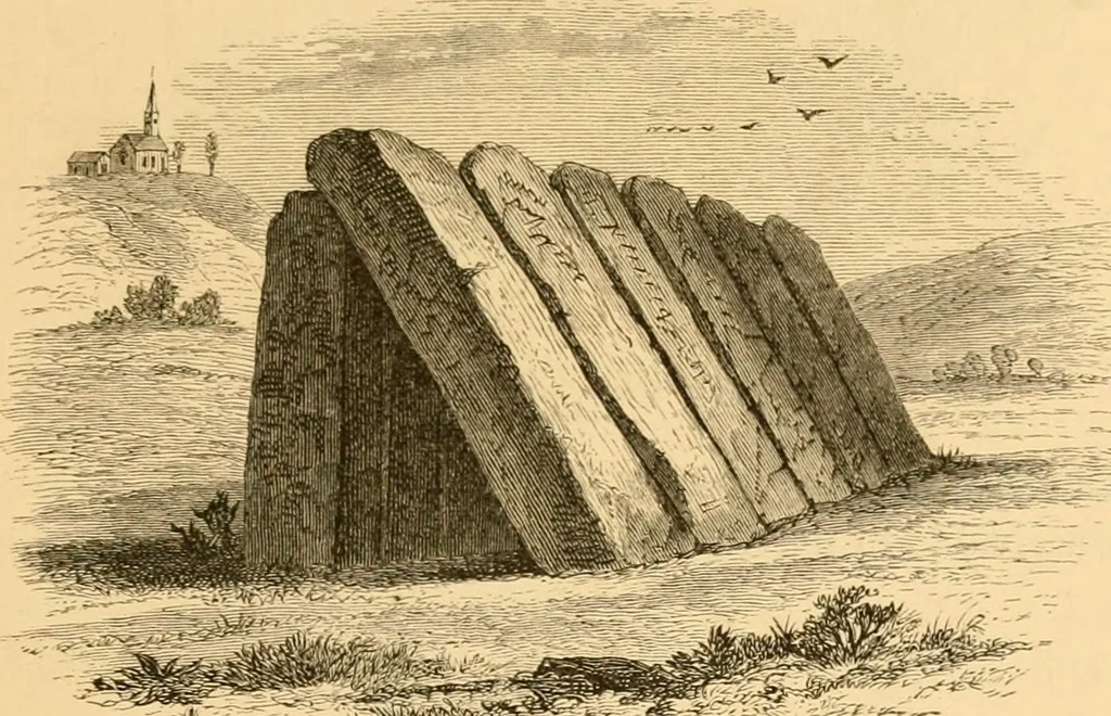 An illustration from Rude stone monuments in all countries; their age and uses, 1872, leaf 370