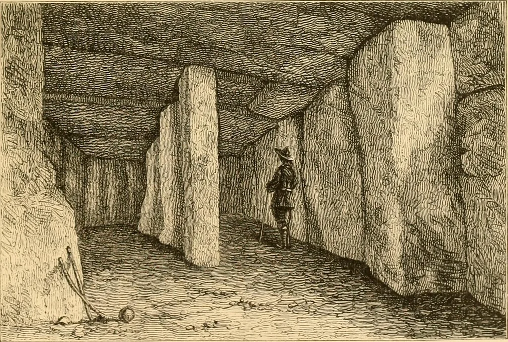 An illustration from Rude stone monuments in all countries; their age and uses, 1872, leaf 408