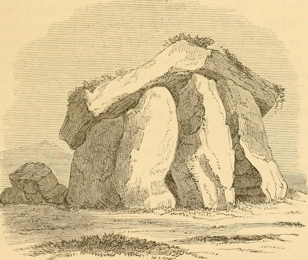 An illustration from Rude stone monuments in all countries; their age and uses, 1872, leaf 414