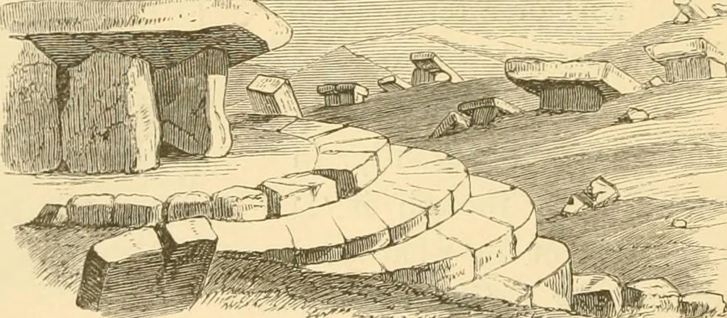 An illustration from Rude stone monuments in all countries; their age and uses, 1872, leaf 423