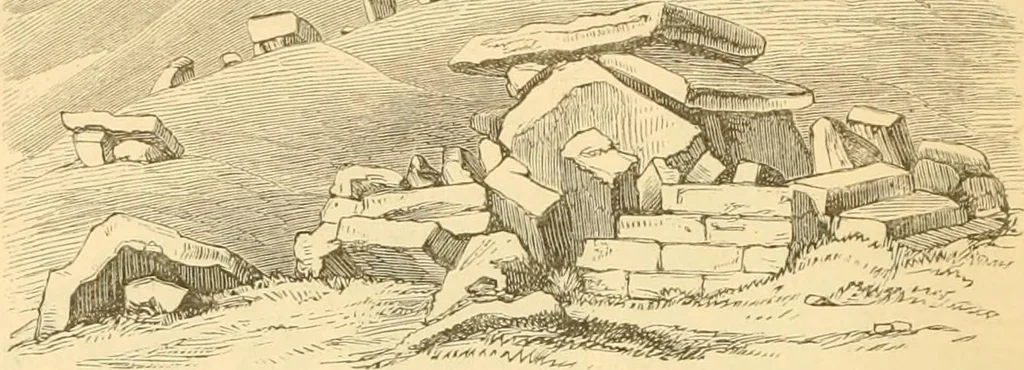 An illustration from Rude stone monuments in all countries; their age and uses, 1872, leaf 427