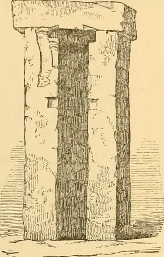 An illustration from Rude stone monuments in all countries; their age and uses, 1872, leaf 436