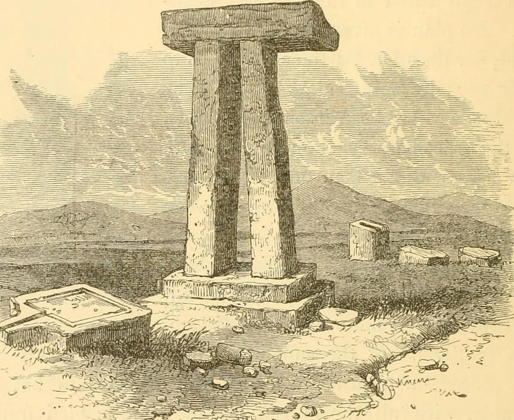 An illustration from Rude stone monuments in all countries; their age and uses, 1872, leaf 437