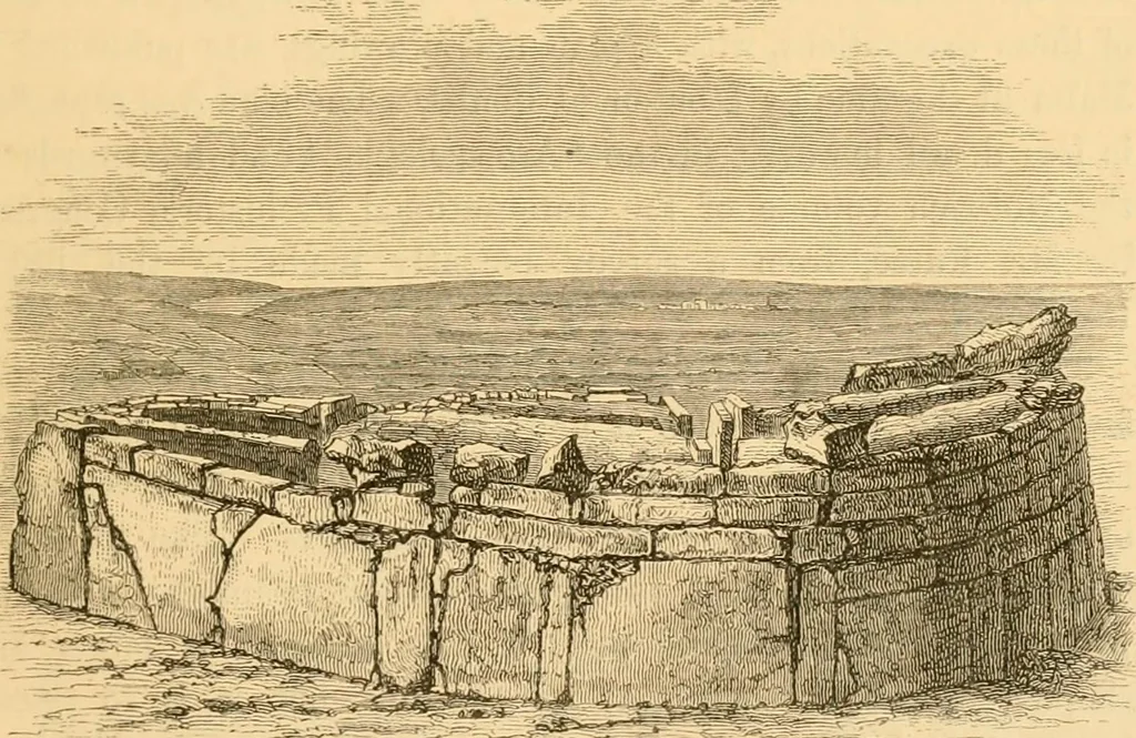 An illustration from Rude stone monuments in all countries; their age and uses, 1872, leaf 442