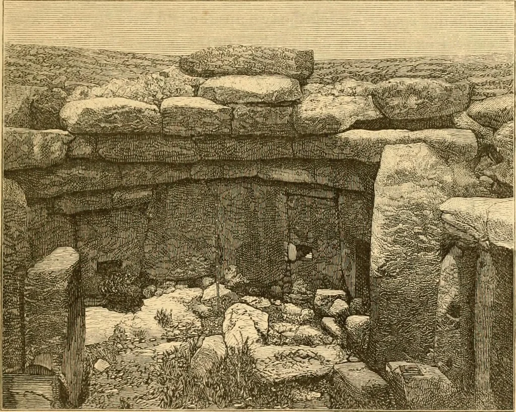 An illustration from Rude stone monuments in all countries; their age and uses, 1872, leaf 446
